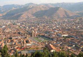 Cusco,Peru. In the past our club helped furnish a Peruvian school